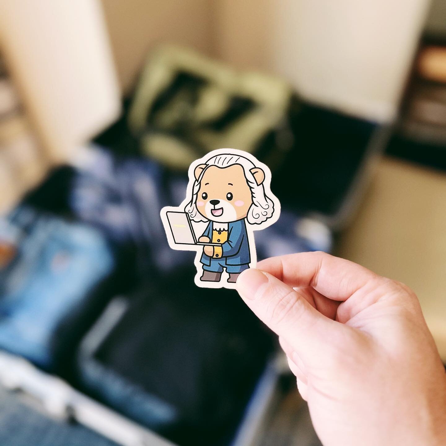 I am a fan of location specific merch. #mascot #illustration #powderwig #sticker #startup #engineering #offsite #2023 #devops